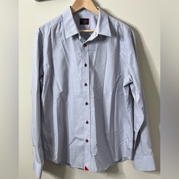 Untuckit Rubican Wrinkle Free Slim Fit Button Up Dress Shirt Size XL Gray - Picture 1 of 7
